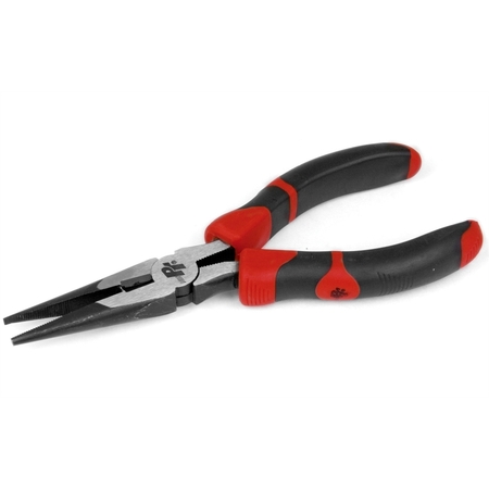 PERFORMANCE TOOL Needle Nose Pliers, 6" Long, with Double Cushioned Grips W30731